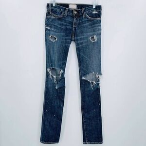 Current/Elliott The Skinny destroyed jeans